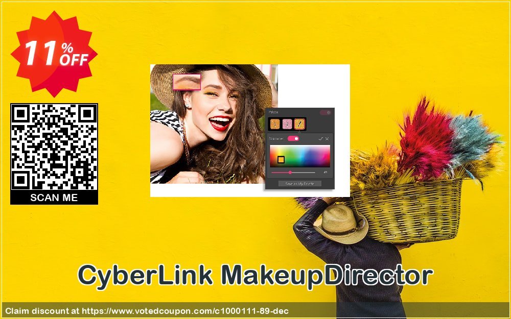 CyberLink MakeupDirector Coupon, discount 10% OFF CyberLink MakeupDirector  Jan 2023. Promotion: Amazing discounts code of CyberLink MakeupDirector , tested in January 2023