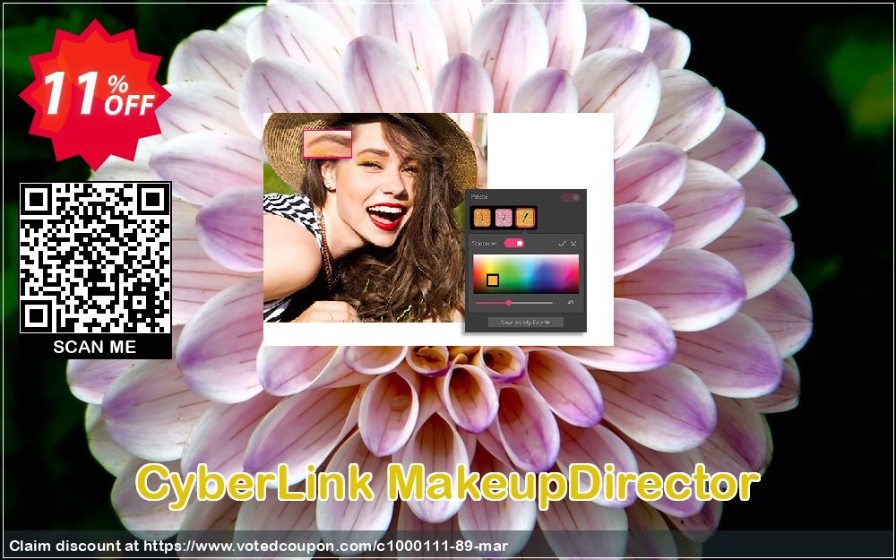 CyberLink MakeupDirector Coupon, discount 10% OFF CyberLink MakeupDirector  Jan 2024. Promotion: Amazing discounts code of CyberLink MakeupDirector , tested in January 2024