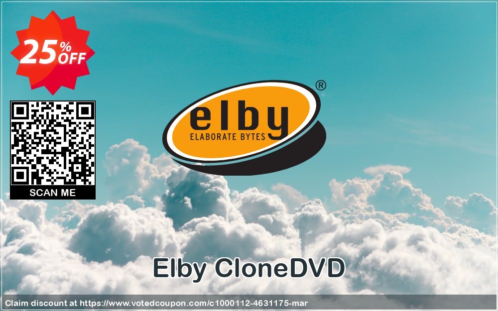 Elby CloneDVD Coupon Code Apr 2024, 25% OFF - VotedCoupon