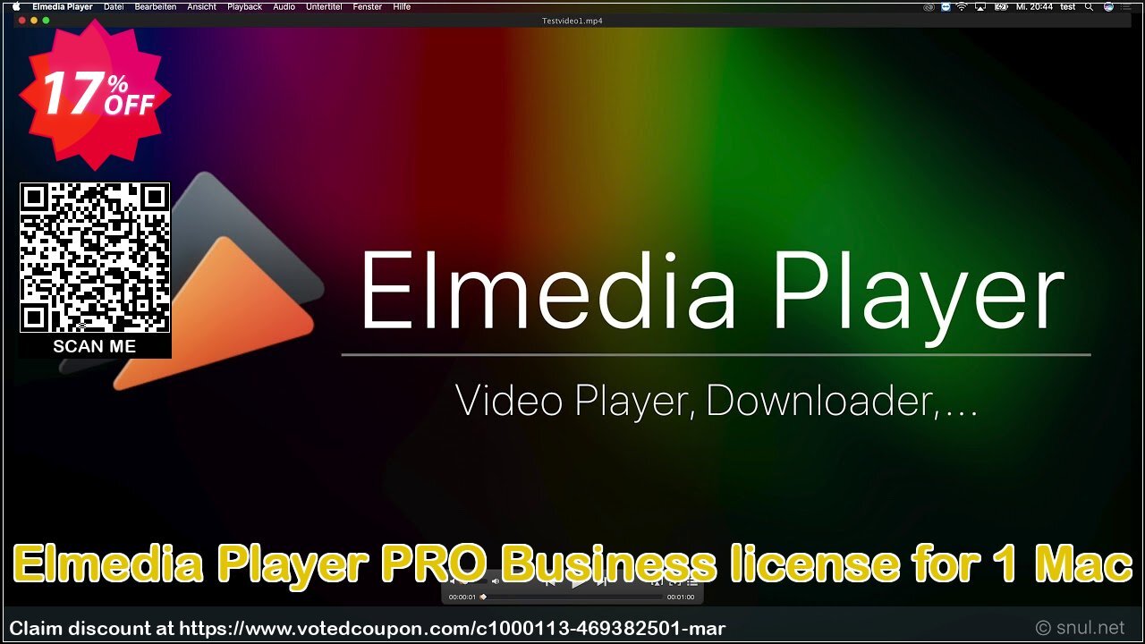 Elmedia Player PRO Business Plan for 1 MAC Coupon Code Apr 2024, 17% OFF - VotedCoupon