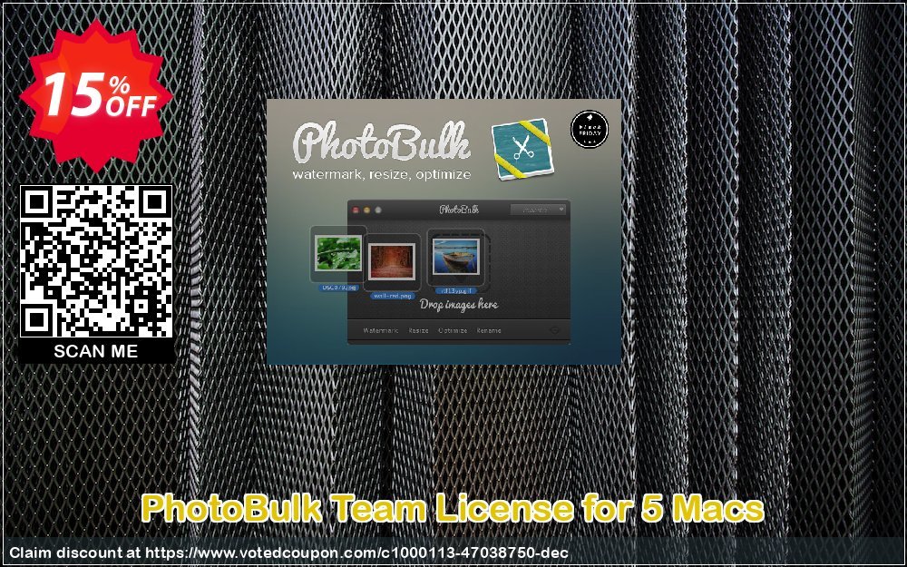 PhotoBulk Team Plan for 5 MACs Coupon Code Apr 2024, 15% OFF - VotedCoupon