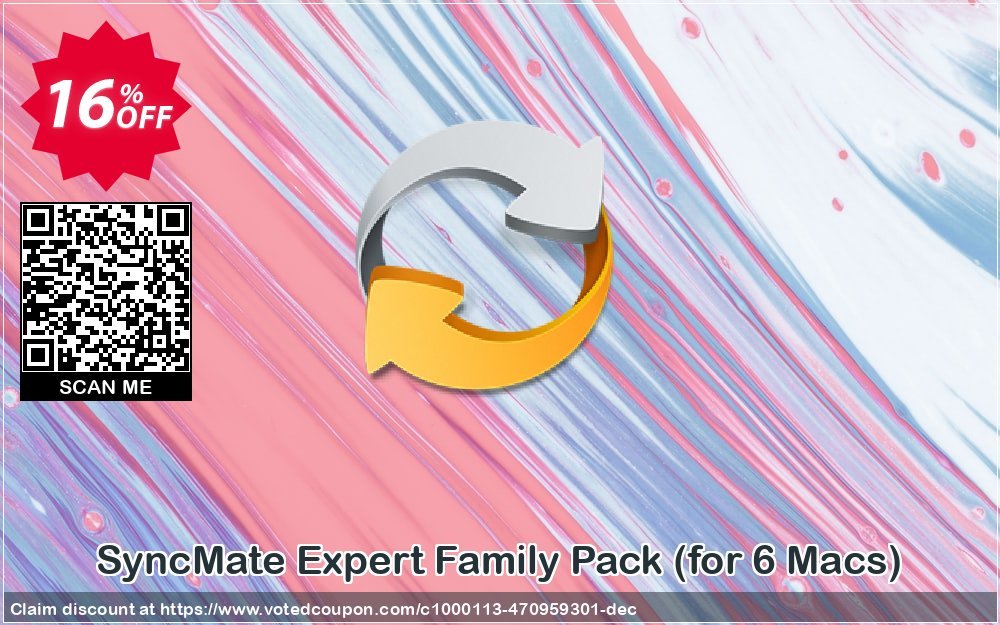 SyncMate Expert Family Pack, for 6 MACs  Coupon Code Mar 2024, 16% OFF - VotedCoupon
