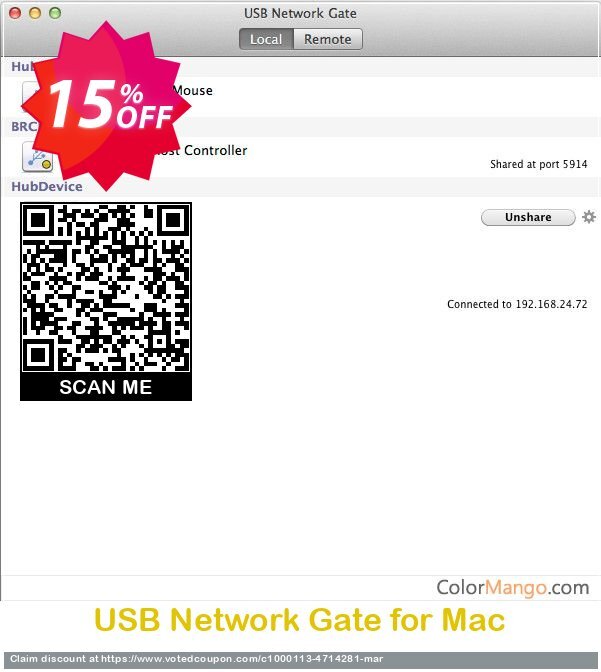 USB Network Gate for MAC Coupon Code May 2024, 15% OFF - VotedCoupon