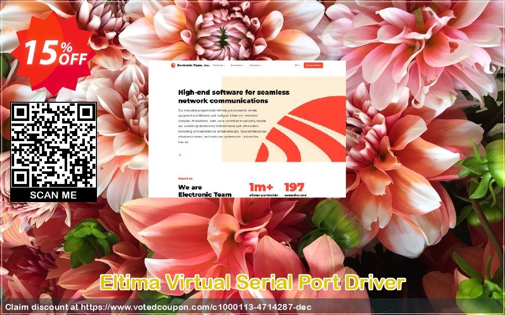 Eltima Virtual Serial Port Driver Coupon Code May 2024, 15% OFF - VotedCoupon
