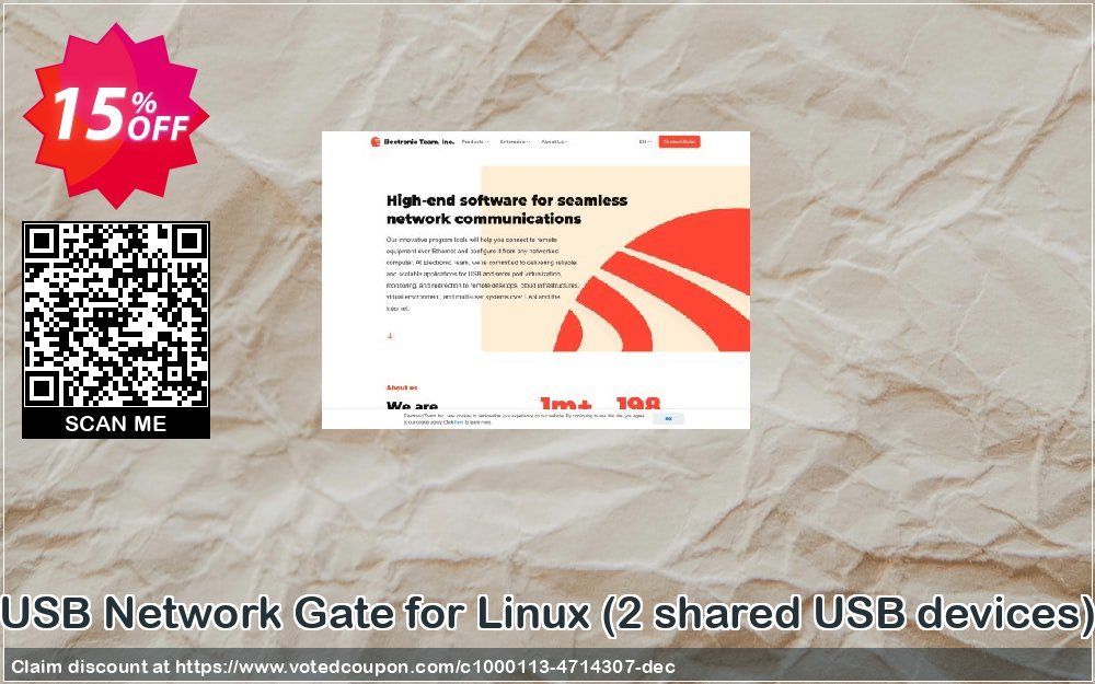 USB Network Gate for Linux, 2 shared USB devices  Coupon Code May 2024, 15% OFF - VotedCoupon