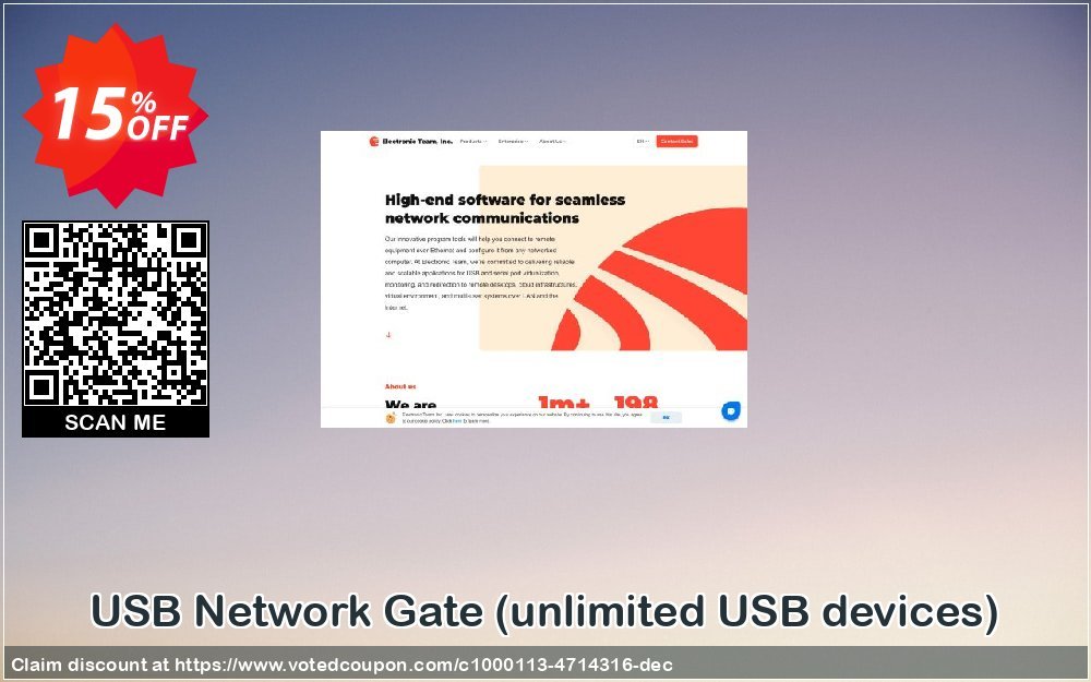 USB Network Gate, unlimited USB devices  Coupon, discount USB Network Gate for Windows unlimited USB devices Best deals code 2023. Promotion: excellent deals code of USB Network Gate for Windows unlimited USB devices 2023
