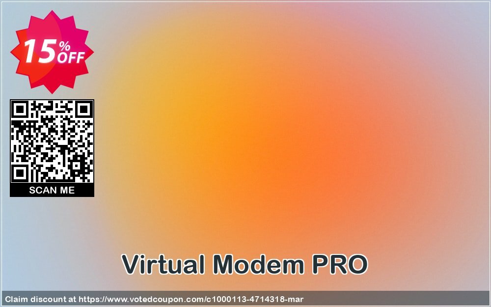 Virtual Modem PRO Coupon Code May 2024, 15% OFF - VotedCoupon