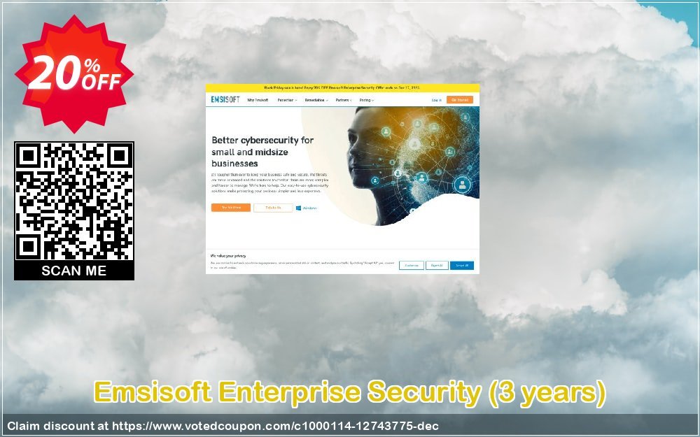 Emsisoft Enterprise Security, 3 years  Coupon, discount Emsisoft Enterprise Security fearsome discounts code 2023. Promotion: fearsome discounts code of Emsisoft Enterprise Security 2023
