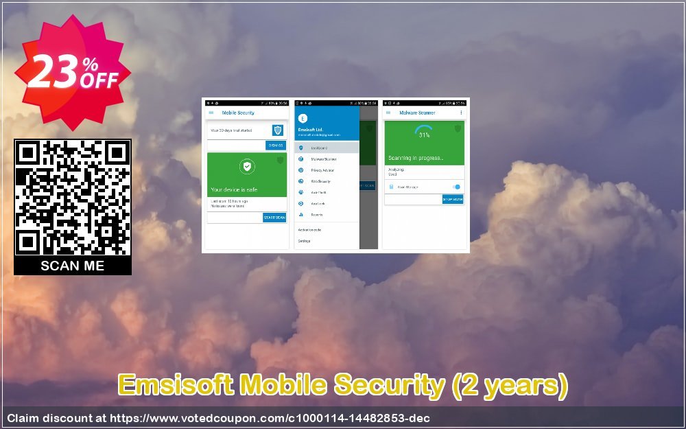 Emsisoft Mobile Security, 2 years  Coupon, discount Emsisoft Mobile Security excellent discount code 2023. Promotion: excellent discount code of Emsisoft Mobile Security 2023