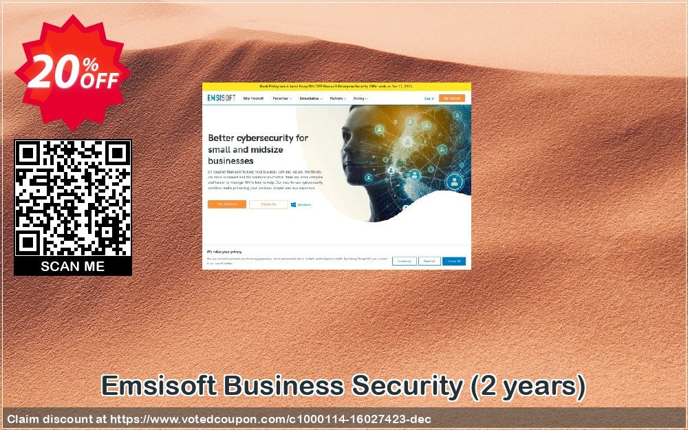 Emsisoft Business Security, 2 years  Coupon, discount Emsisoft Business Security amazing offer code 2023. Promotion: amazing offer code of Emsisoft Business Security 2023
