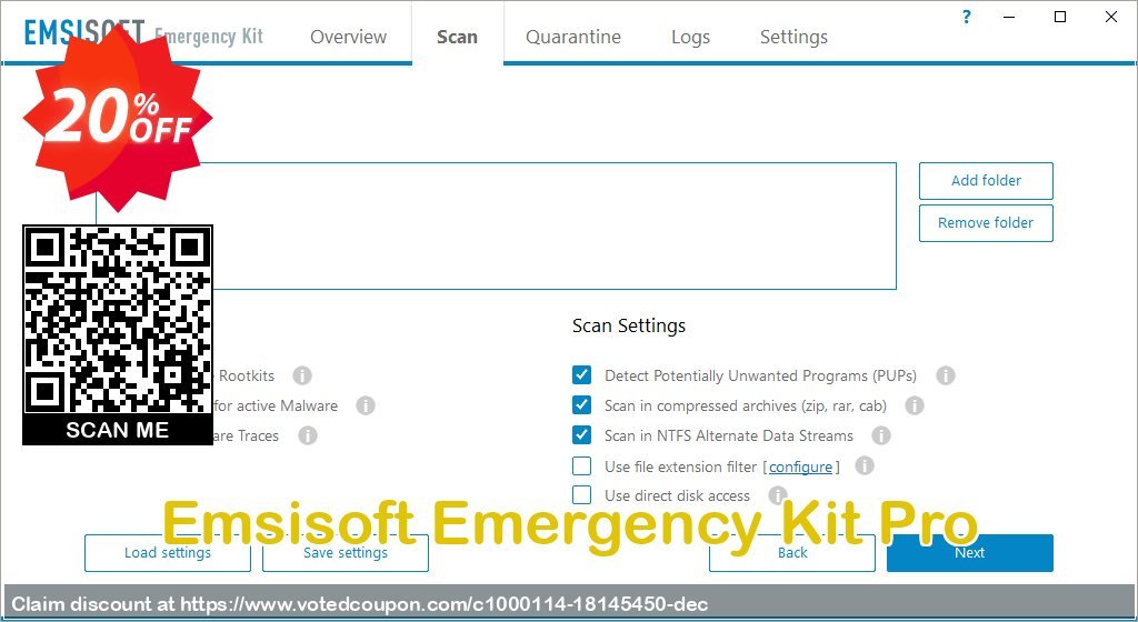 Emsisoft Emergency Kit Pro Coupon, discount Emsisoft Emergency Kit Pro big promo code 2023. Promotion: big promo code of Emsisoft Emergency Kit Pro 2023