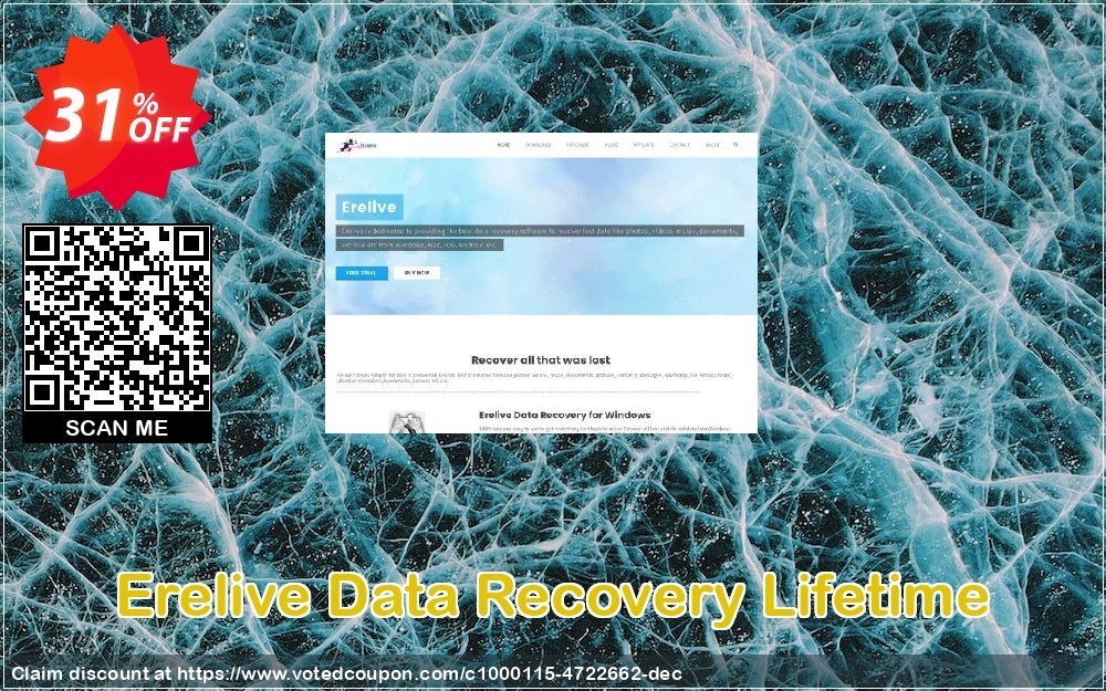Erelive Data Recovery Lifetime Coupon, discount 30% off. Promotion: formidable discount code of  Erelive Data Recovery for Windows Lifetime 2023