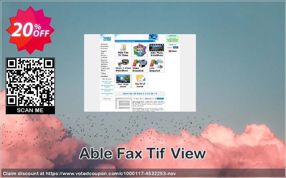Able Fax Tif View Coupon, discount Able Fax Tif View Super offer code 2023. Promotion: amazing deals code of Able Fax Tif View 2023
