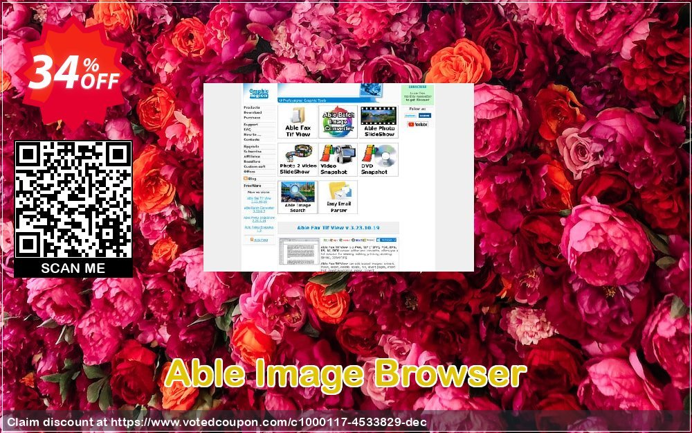 Able Image Browser Coupon, discount Able Image Browser imposing offer code 2023. Promotion: imposing offer code of Able Image Browser 2023