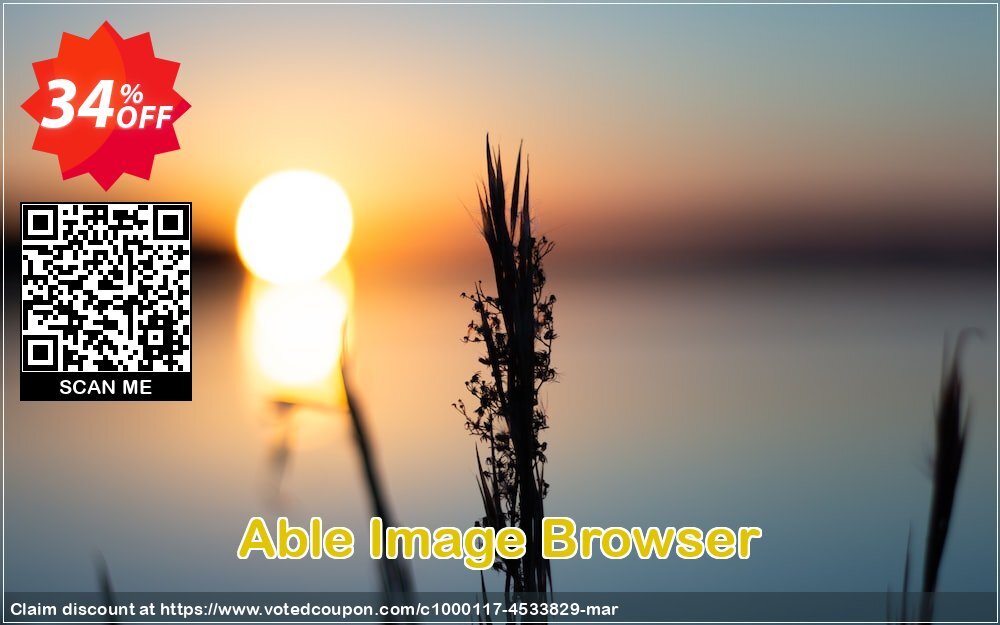 Able Image Browser Coupon, discount Able Image Browser imposing offer code 2025. Promotion: imposing offer code of Able Image Browser 2024