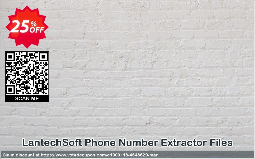 LantechSoft Phone Number Extractor Files Coupon, discount Christmas Offer. Promotion: amazing promo code of Phone Number Extractor Files 2024