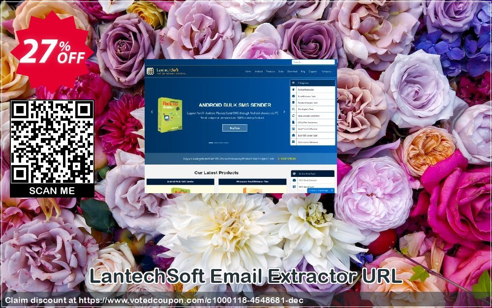 LantechSoft Email Extractor URL Coupon, discount Christmas Offer. Promotion: exclusive sales code of Email Extractor URL 2024