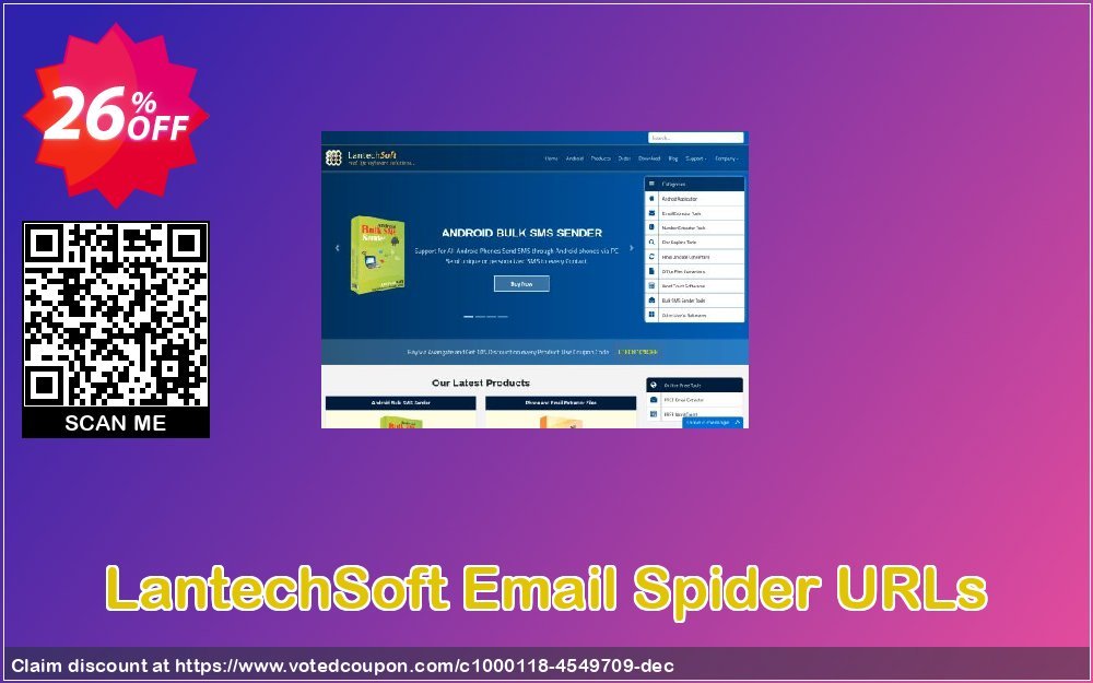 LantechSoft Email Spider URLs Coupon, discount Christmas Offer. Promotion: awful promotions code of Email Spider URLs 2023