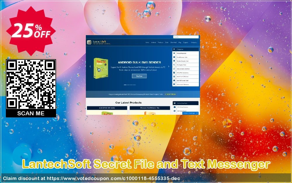 LantechSoft Secret File and Text Messenger Coupon, discount Christmas Offer. Promotion: stirring promo code of Secret File and Text Messenger 2024