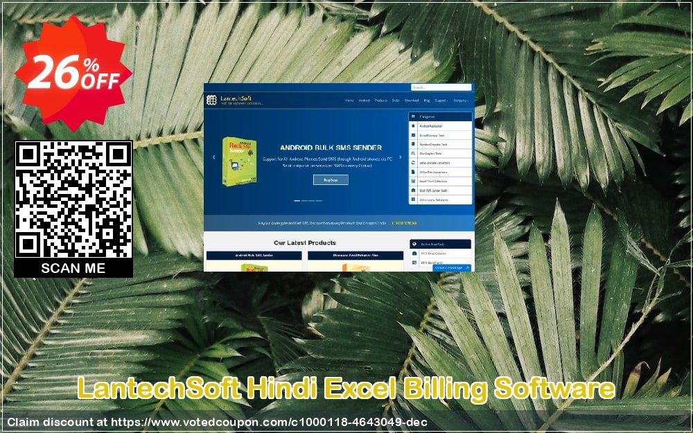 LantechSoft Hindi Excel Billing Software Coupon Code May 2024, 26% OFF - VotedCoupon