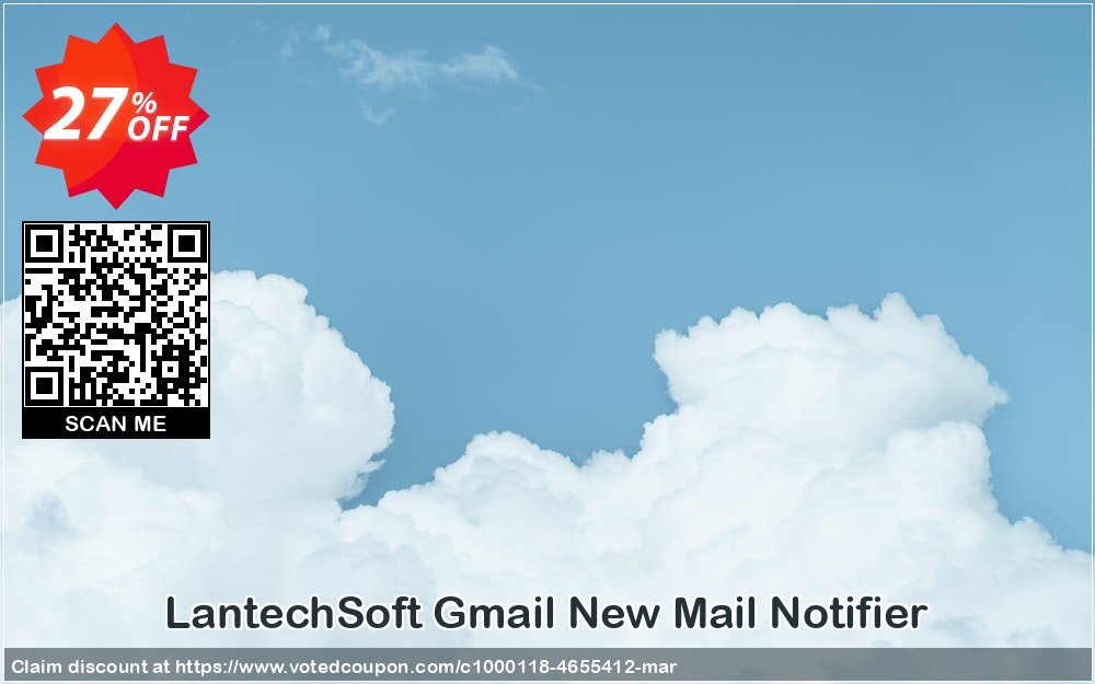 LantechSoft Gmail New Mail Notifier Coupon Code Apr 2024, 27% OFF - VotedCoupon