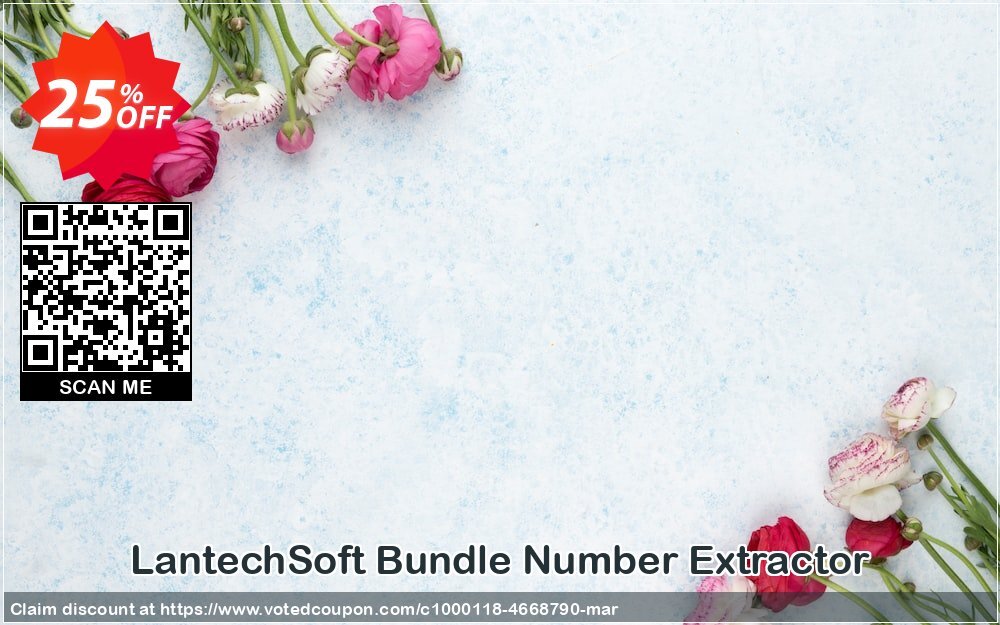 LantechSoft Bundle Number Extractor Coupon Code Apr 2024, 25% OFF - VotedCoupon