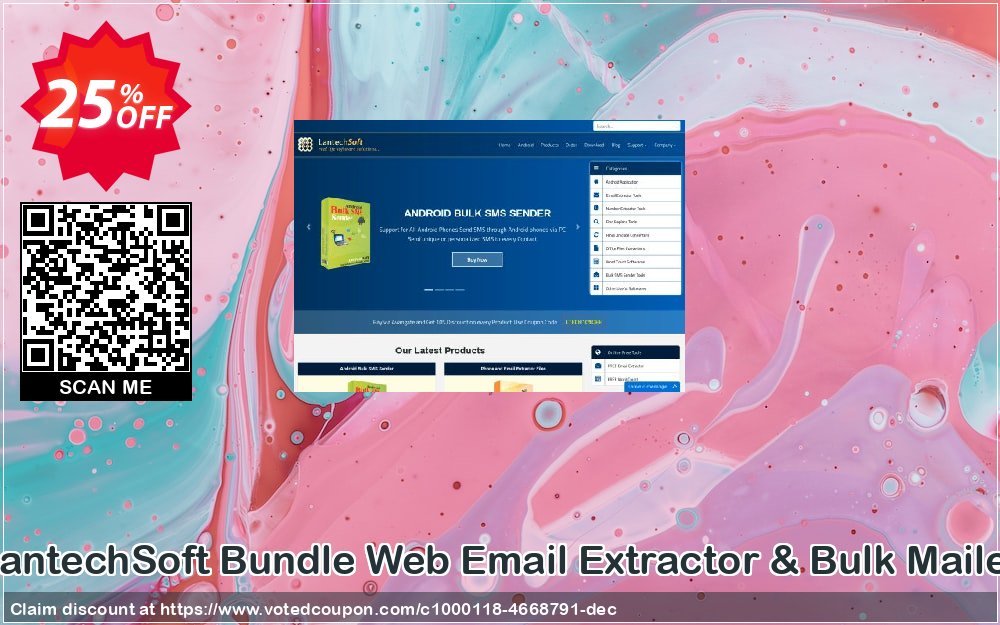 LantechSoft Bundle Web Email Extractor & Bulk Mailer Coupon, discount Christmas Offer. Promotion: stunning promo code of Bundle Web Email Extractor & Bulk Mailer 2024