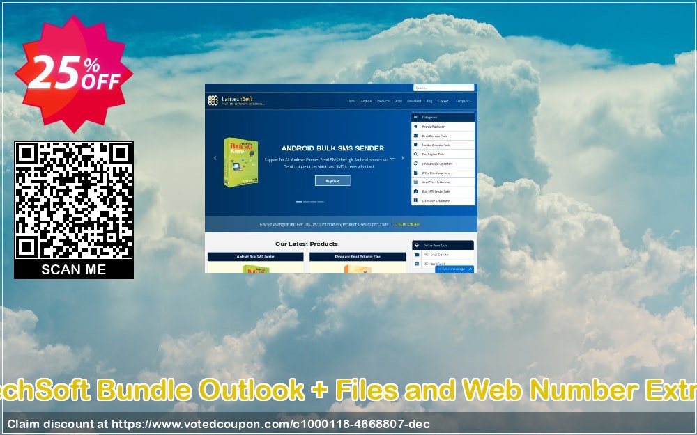 LantechSoft Bundle Outlook + Files and Web Number Extractor Coupon, discount Christmas Offer. Promotion: big promotions code of Bundle Outlook + Files and Web Number Extractor 2023