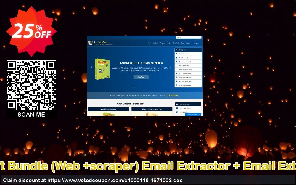 LantechSoft Bundle, Web +scraper Email Extractor + Email Extractor Files Coupon, discount Christmas Offer. Promotion: stirring discount code of Bundle (Web +scraper) Email Extractor + Email Extractor Files 2023