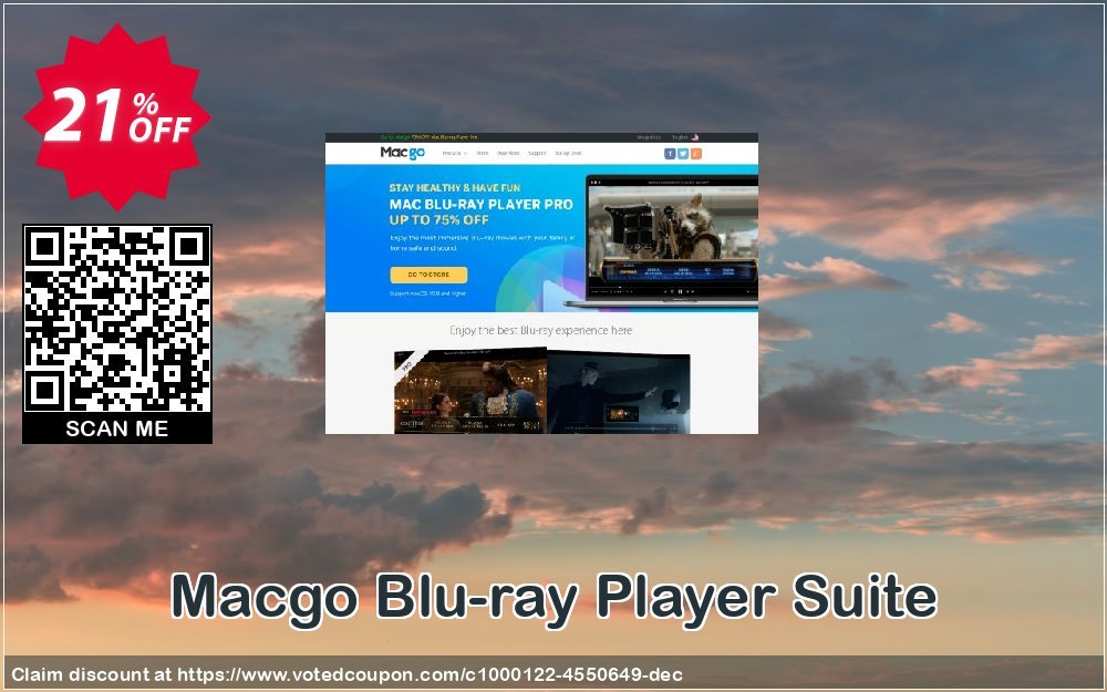 MACgo Blu-ray Player Suite Coupon, discount Macgo Blu-ray Player Suite marvelous deals code 2024. Promotion: marvelous deals code of Macgo Blu-ray Player Suite 2024