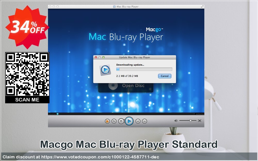 MACgo MAC Blu-ray Player Standard Coupon, discount 33% off Coupon for Macgo Software. Promotion: special discounts code of Macgo Mac Blu-ray Player Standard 2024