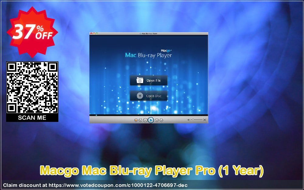 MACgo MAC Blu-ray Player Pro, Yearly  Coupon, discount Macgo Mac Blu-ray Player Pro - One Year Excellent promo code 2023. Promotion: Excellent promo code of Macgo Mac Blu-ray Player Pro - One Year 2023