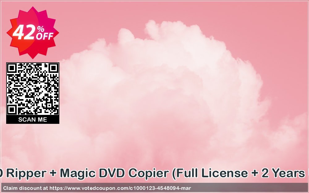 Magic DVD Ripper + Magic DVD Copier, Full Plan + 2 Years Upgrades  voted-on promotion codes