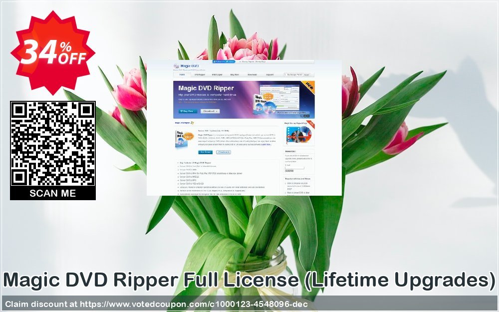 Magic DVD Ripper Full Plan, Lifetime Upgrades  Coupon, discount Promotion offer for MDR(FL+Lifetime). Promotion: marvelous discount code of Magic DVD Ripper (Full License+Lifetime Upgrades) 2023