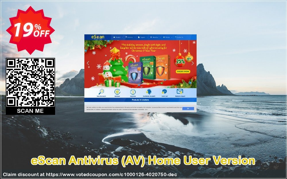 eScan Antivirus, AV Home User Version Coupon, discount eScan All SOHO Promotions. Promotion: dreaded offer code of eScan Antivirus (AV) Home User Version 2023