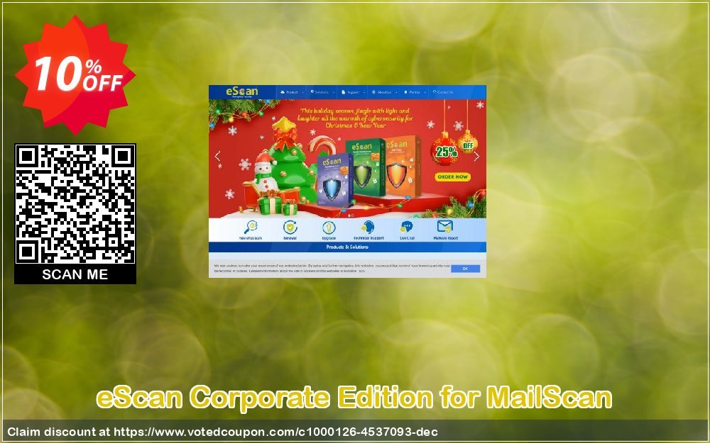 eScan Corporate Edition for MailScan Coupon, discount eScan Corporate Edition for MailScan stunning promo code 2024. Promotion: stunning promo code of eScan Corporate Edition for MailScan 2024