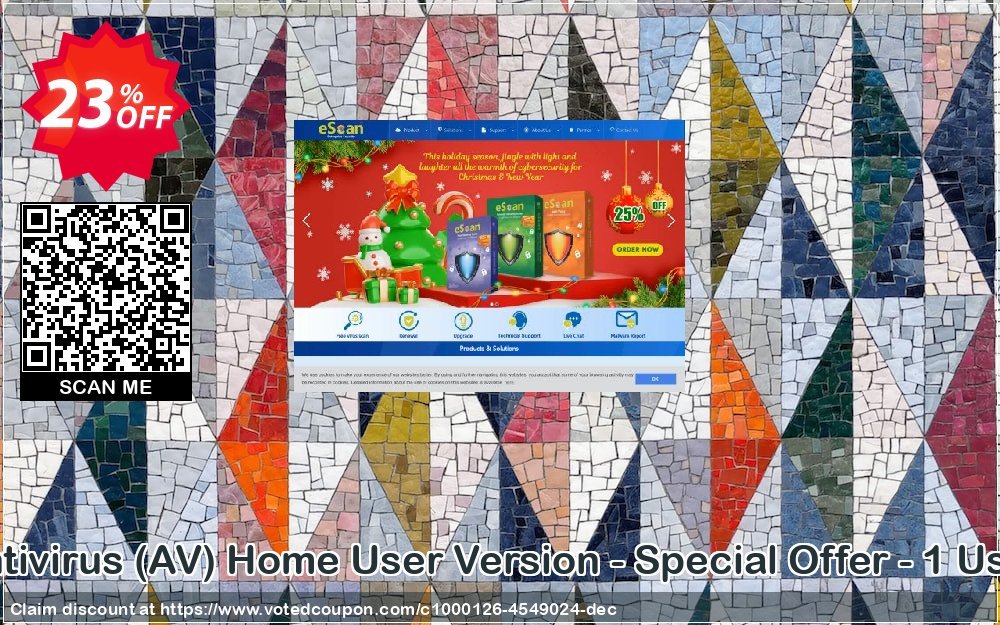 eScan Antivirus, AV Home User Version - Special Offer - 1 User Yearly Coupon, discount eScan Antivirus (AV) Home User Version - Special Offer - 1 User 1 Year hottest sales code 2023. Promotion: hottest sales code of eScan Antivirus (AV) Home User Version - Special Offer - 1 User 1 Year 2023