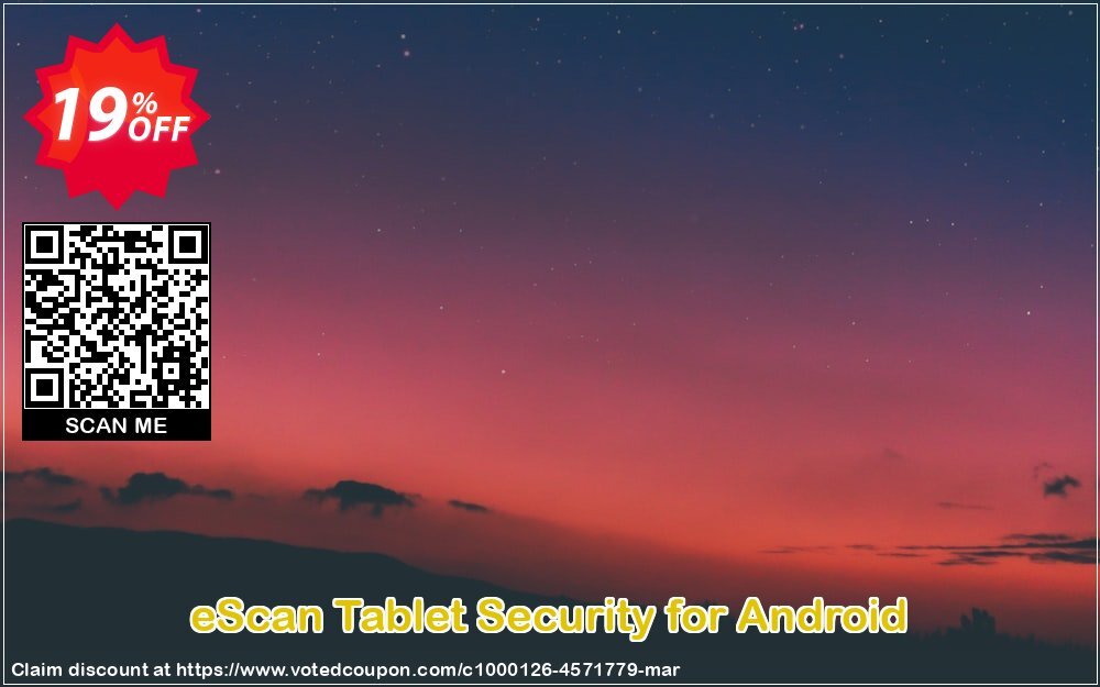 eScan Tablet Security for Android Coupon Code May 2024, 19% OFF - VotedCoupon