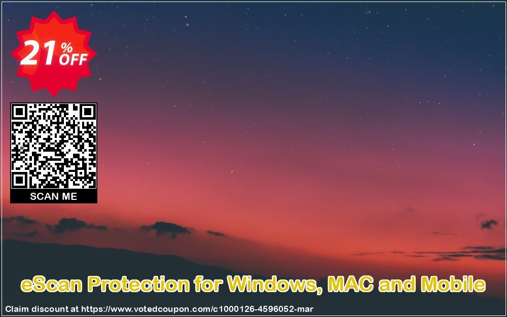 eScan Protection for WINDOWS, MAC and Mobile Coupon, discount eScan Protection for Windows, MAC and Mobile wondrous offer code 2024. Promotion: wondrous offer code of eScan Protection for Windows, MAC and Mobile 2024