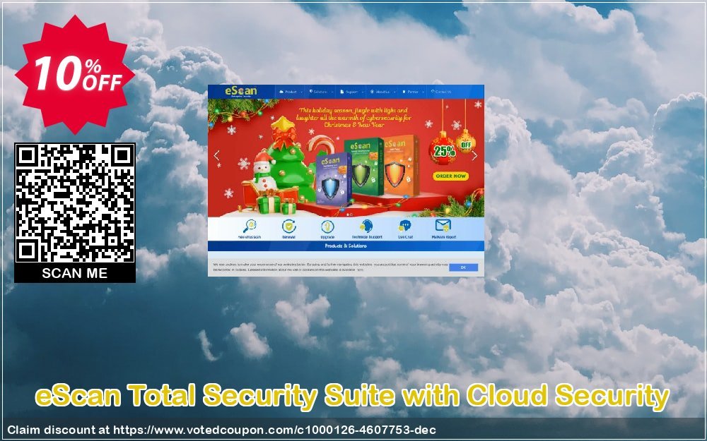 eScan Total Security Suite with Cloud Security Coupon, discount eScan Total Security Suite with Cloud Security impressive promotions code 2023. Promotion: impressive promotions code of eScan Total Security Suite with Cloud Security 2023