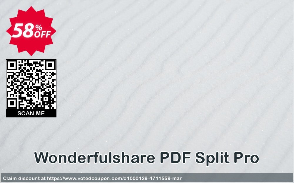 Wonderfulshare PDF Split Pro voted-on promotion codes