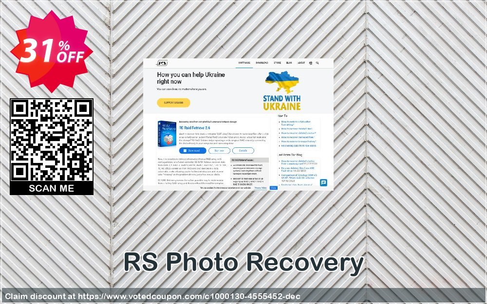 RS Photo Recovery Coupon, discount RS Photo Recovery formidable offer code 2023. Promotion: formidable offer code of RS Photo Recovery 2023