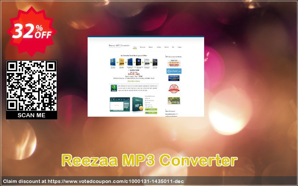 Reezaa MP3 Converter Coupon, discount MP3 Converter awesome sales code 2024. Promotion: awesome sales code of MP3 Converter 2024