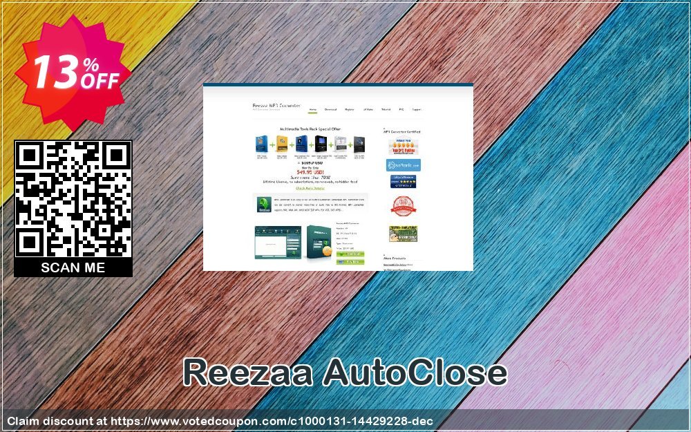 Reezaa AutoClose Coupon, discount AutoClose exclusive discounts code 2023. Promotion: exclusive discounts code of AutoClose 2023