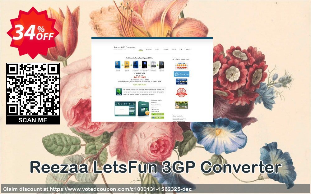Reezaa LetsFun 3GP Converter Coupon, discount LetsFun 3GP Converter fearsome discounts code 2023. Promotion: fearsome discounts code of LetsFun 3GP Converter 2023