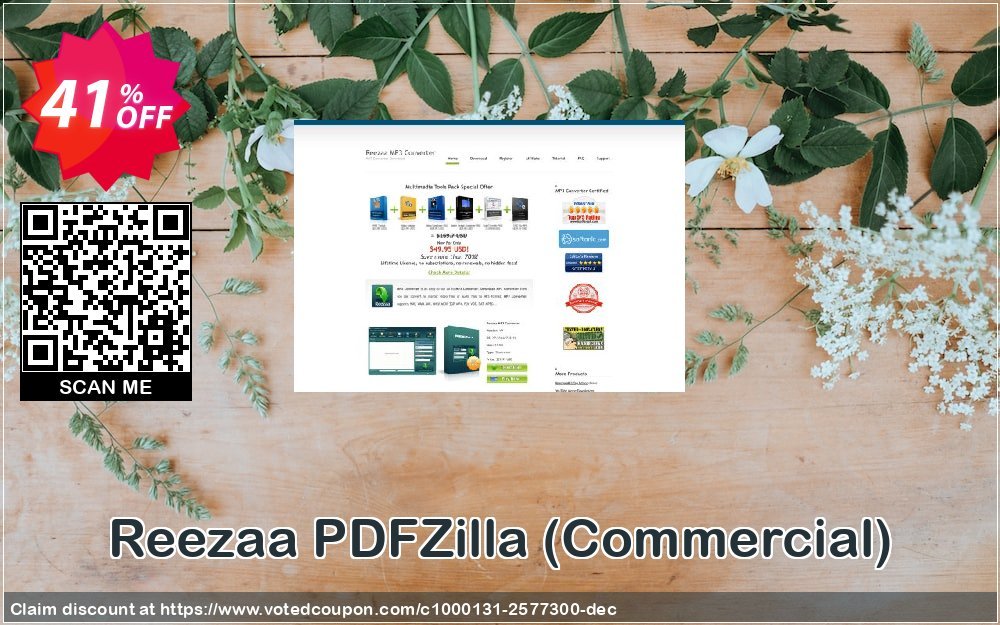 Reezaa PDFZilla, Commercial  voted-on promotion codes