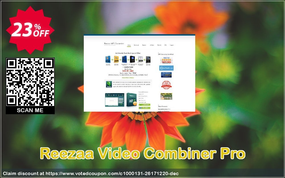 Reezaa Video Combiner Pro Coupon, discount Video Combiner Pro Awful deals code 2024. Promotion: Awful deals code of Video Combiner Pro 2024