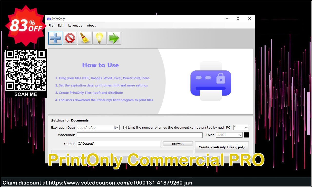 PrintOnly Commercial PRO Coupon Code May 2024, 83% OFF - VotedCoupon