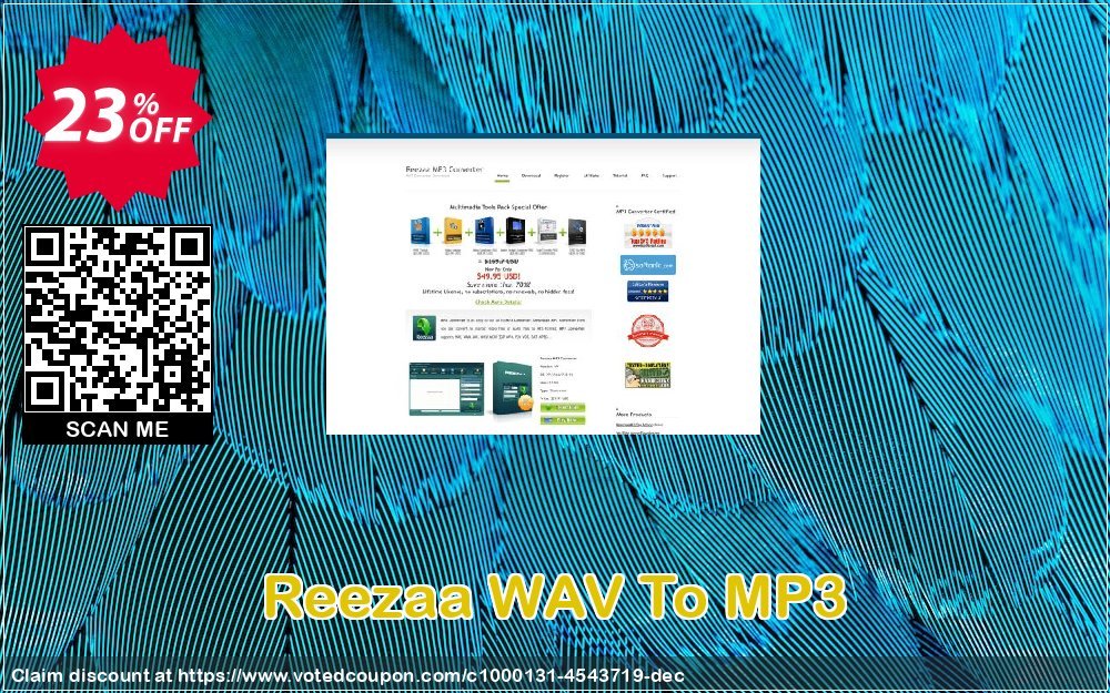 Reezaa WAV To MP3 Coupon Code May 2024, 23% OFF - VotedCoupon