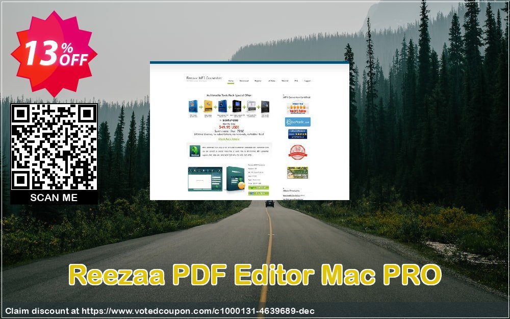 Reezaa PDF Editor MAC PRO Coupon, discount PDF Editor Mac PRO big deals code 2023. Promotion: big deals code of PDF Editor Mac PRO 2023